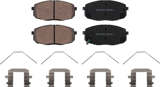 Motex Front Brake Pads BFC2094 Compatible with 2017-2018 Kia Soul