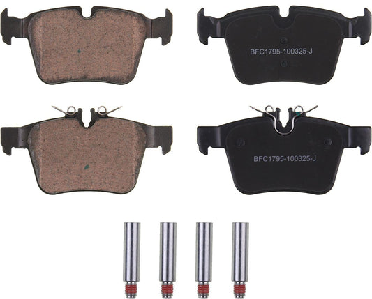 Motex Rear Brake Pads BFC1795 Compatible with 2015-2023 Mercedes-Benz C300, 2016-2018 C350e, 2015 C400, 2014 C200 2.0L