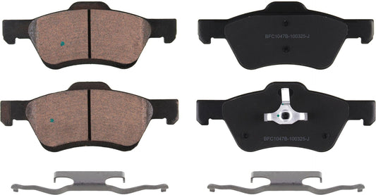 Motex Front Brake Pads BFC1047B Compatible with 2005-2012 Ford Escape 4WD, 2005-2006 2008-2011 Mazda Tribute, 2005-2011 Mercury Mariner 3.0L 4WD