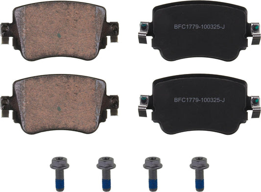 Motex Rear Brake Pads BFC1779 Compatible with 2015-2022 Volkswagen Passat, 2015-2021 Golf, 2015-2019 Golf SportWagen, 2015-2018 GTI, 2016-2018 Audi Q3, 2016-2018 Q3 Quattro