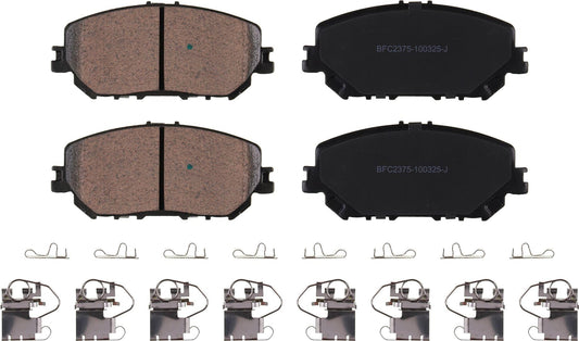 Motex Front Brake Pads BFC2375 Compatible with 2020-2025 Nissan Rogue, 2025 Kicks