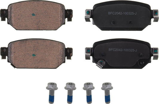 Motex Rear Brake Pads BFC2042 Compatible with 2020 Mazda CX-3, 2017-2018 3