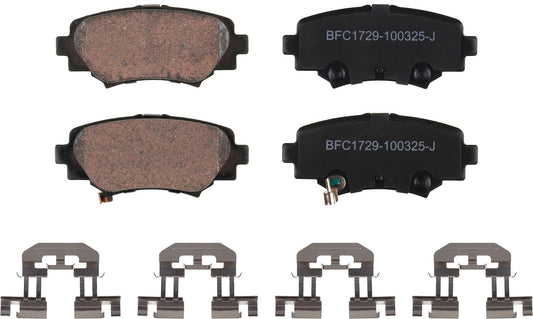 Motex Rear Brake Pads BFC1729 Compatible with 2014-2016 Mazda 3