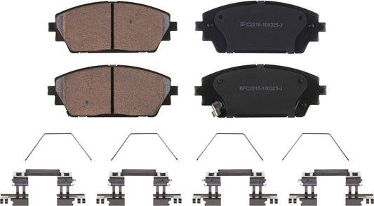 Motex Front Brake Pads BFC2218 Compatible with 2019-2025 Mazda 3