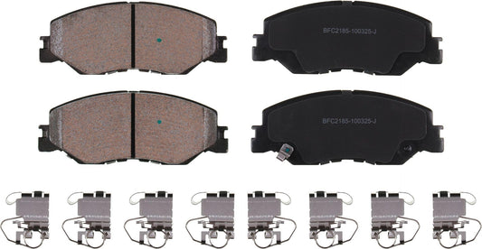 Motex Front Brake Pads BFC2185 Compatible with 2022-2025 Honda Civic, 2019-2022 Insight