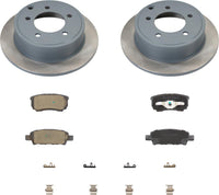 MOTEX Rear Disc Brake Kit for 2008-2017 Mitsubishi Lancer, 2008-2014 Dodge Avenger 2007-2012 Caliber, 2007-2017 Jeep Compass 2007-2017 Patriot, 2007-2010 Chrysler Sebring (with 262mm rotor)