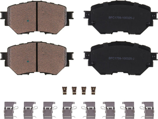Motex Front Brake Pads BFC1759 Compatible with 2014-2018 Mazda 3