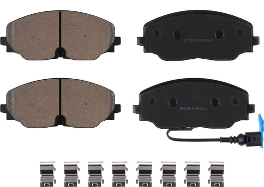 Motex Front Brake Pads BFC2074 Compatible with 2020-2025 Volkswagen Atlas Cross Sport, 2018-2025 Atlas