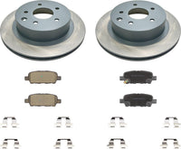 MOTEX Rear Disc Brake Kit with Ceramic Pads for 2002-2016 Nissan X-Trail, 2008-2017 Rogue, 2003-2006 350Z, 2005-2006 INFINITI G35 (with 292mm Rotor)