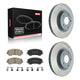 MOTEX Front Disc Brake Kit with Ceramic Pads for 2003-2011 Honda Civic (with 262mm Rotor)