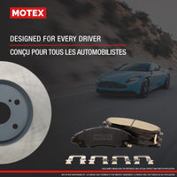 MOTEX Front Disc Brake Kit with Ceramic Pads for 2012-2018 Chevy Sonic, 2011-2015 Cruze, 2016 Cruze Limited (with 276mm Rotor)