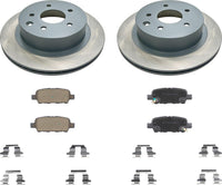 MOTEX Rear Disc Brake Kit with Ceramic Pads for 2008-2013 Nissan Rogue 2014-2017 Juke 2014-2015 Rogue Select (with 292mm rotor)