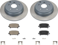 MOTEX Rear Disc Brake Kit with Ceramic Pads for 2007-2013 Acura MDX, 2010-2013 ZDX, 2011-2017 Honda Odyssey, 2009-2015 Pilot (with 334mm Rotor)