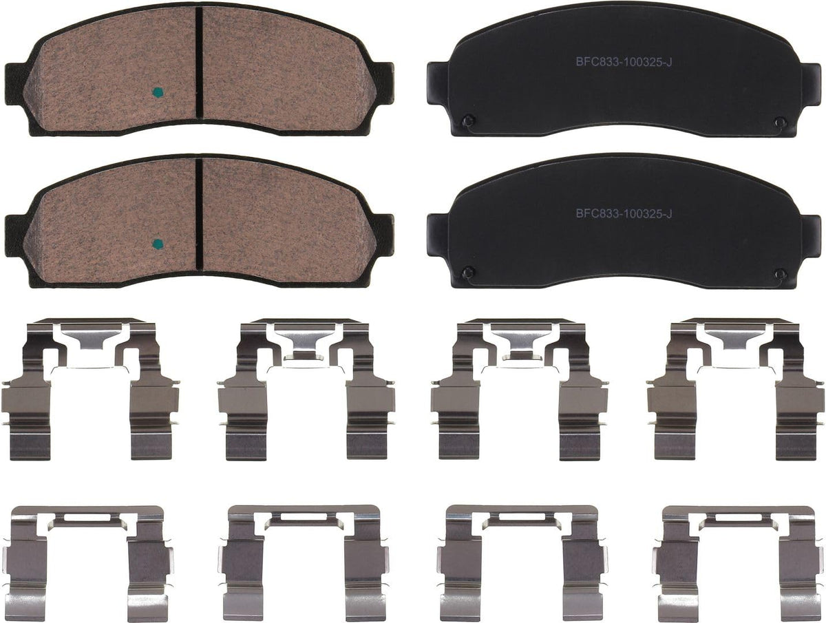 Motex Front Brake Pads BFC833 Compatible with 2003-2011 Ford Ranger, 2001-2005 Explorer, 2003-2009 Mazda B2300, 2003-2009 B4000, 2003-2007 B3000, 2002-2005 Mercury Mountaineer