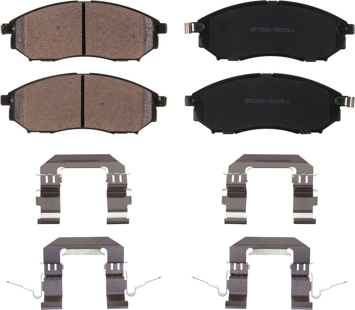 Motex Front Brake Pads BFC888 Compatible with 2002-2006 Infiniti Q45, 2003-2004 M45