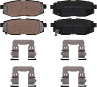 Motex Rear Brake Pads BFC1124 Compatible with 2017-2020 Toyota 86, 2013-2015 Subaru BRZ, 2014-2015 Forester, 2010-2014 Legacy, 2008-2014 Tribeca, 2010-2014 Outback, 2006-2007 B9 Tribeca
