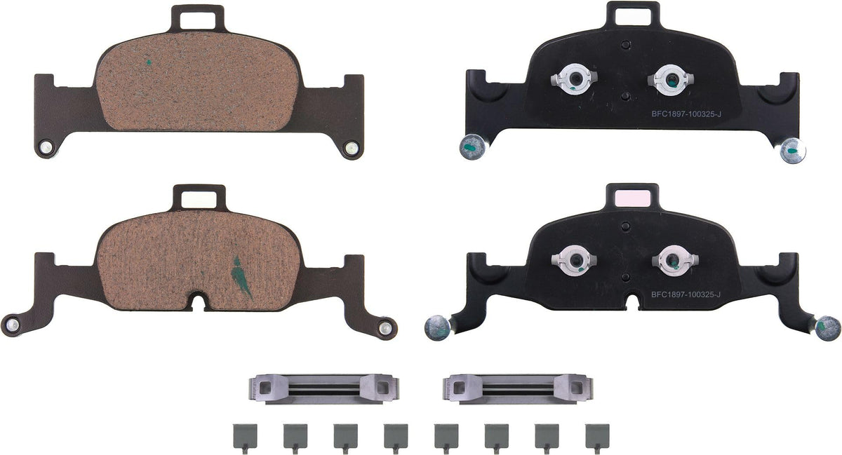 Motex Front Brake Pads BFC1897 Compatible with 2017-2025 Audi A4 Quattro, 2018-2025 A5 Sportback, 2017-2025 A4 allroad, 2020-2025 A6 Quattro, 2018 A5, 2018 Q5