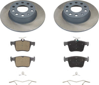MOTEX Rear Disc Brake Kit with Ceramic Pads for 2015-2020 VW e-Golf, 2015-2018 Audi A3 Quattro, 2015-2020 A3, 2016-2018 A3 Sportback e-tron (with 272mm Rotor)