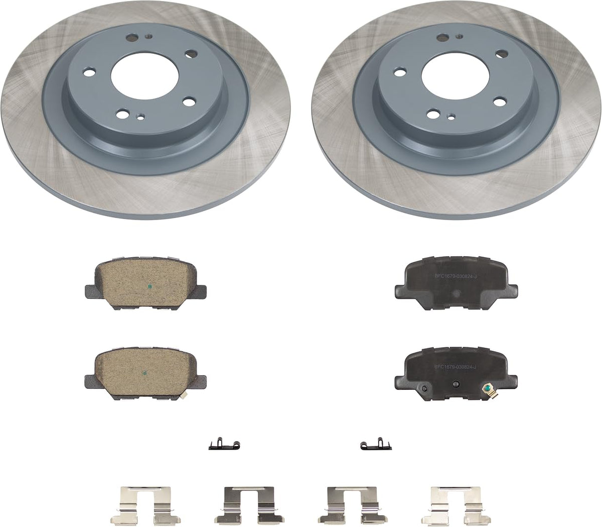 MOTEX Rear Disc Brake Kit with Ceramic Pads for 2013-2020 Mitsubishi Outlander 2013-2020 Outlander Sport (with 302mm Rotor)