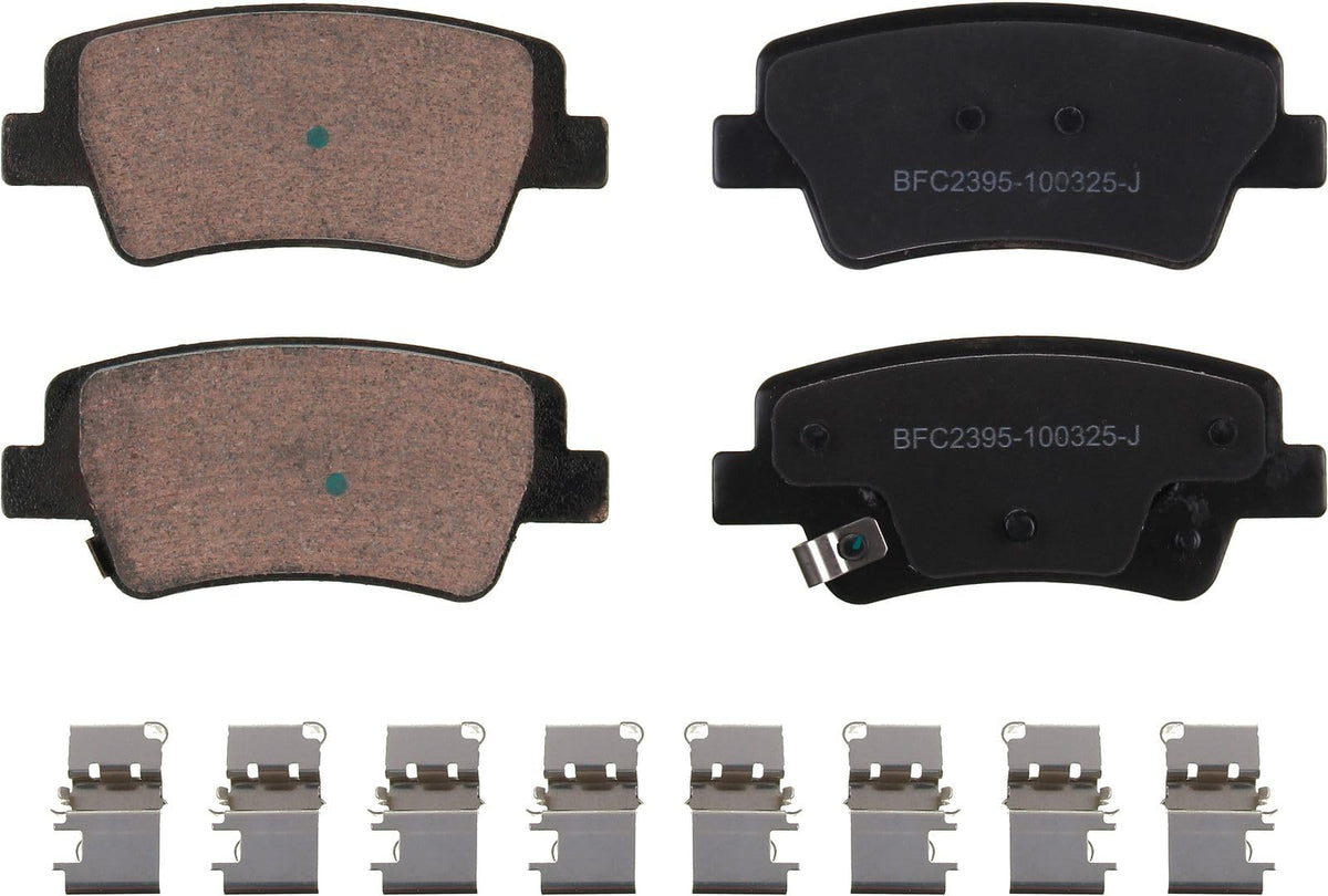 Motex Rear Brake Pads BFC2395 Compatible with 2021-2025 Hyundai Elantra