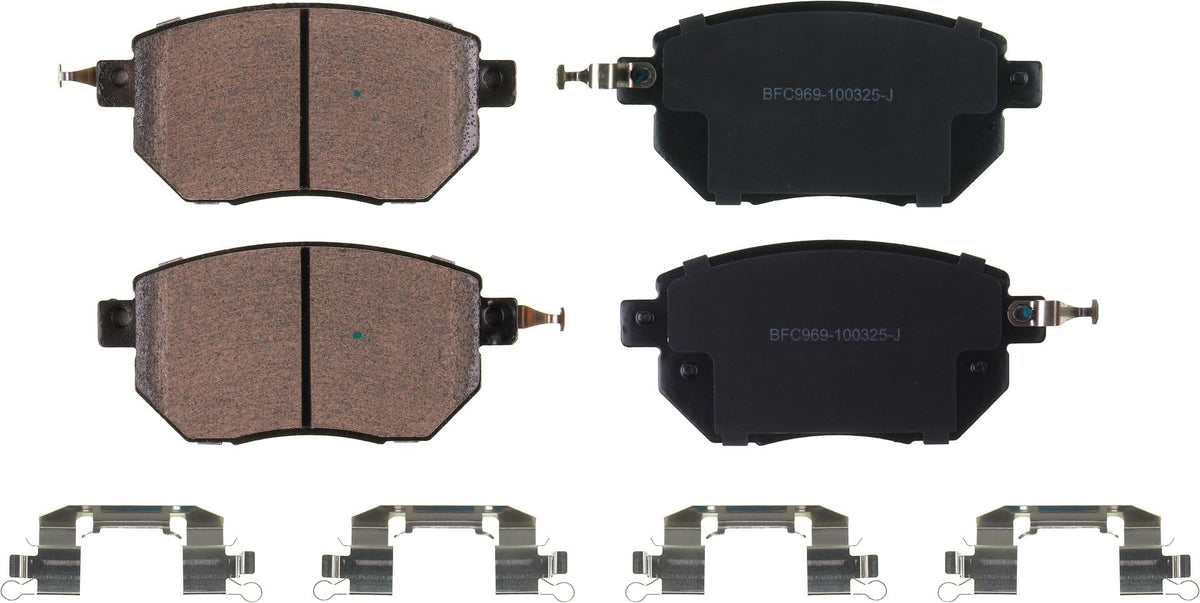 Motex Front Brake Pads BFC969 Compatible with 2003-2007&2009-2012 Nissan Murano, 2004-2008 Maxima, 2005-2006 Altima, 2003-2006 Infiniti FX35, 2003-2006 FX45