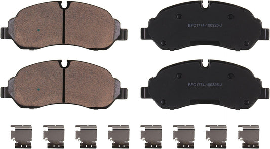 Motex Front Brake Pads BFC1774 Compatible with 2015-2025 Ford Transit-150 (HD Brakes), 2015-2025 Transit-350 (HD)