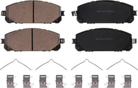 Motex Front Brake Pads BFC1843 Compatible with 2014-2018 2020-2023 Jeep Cherokee (HD Brakes)
