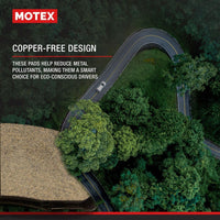 Motex Rear Brake Pads BFC1916 Compatible with 2019 Hyundai Santa Fe XL, 2017-2018 Santa Fe
