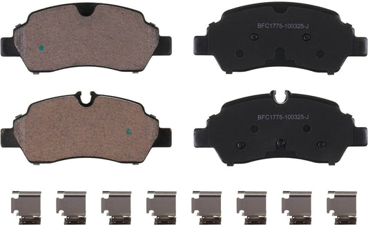 Motex Rear Brake Pads BFC1775 Compatible with 2015-2019 Ford Transit-150, 2015-2019 Transit-250, 2015-2017 2019 Transit-350 HD