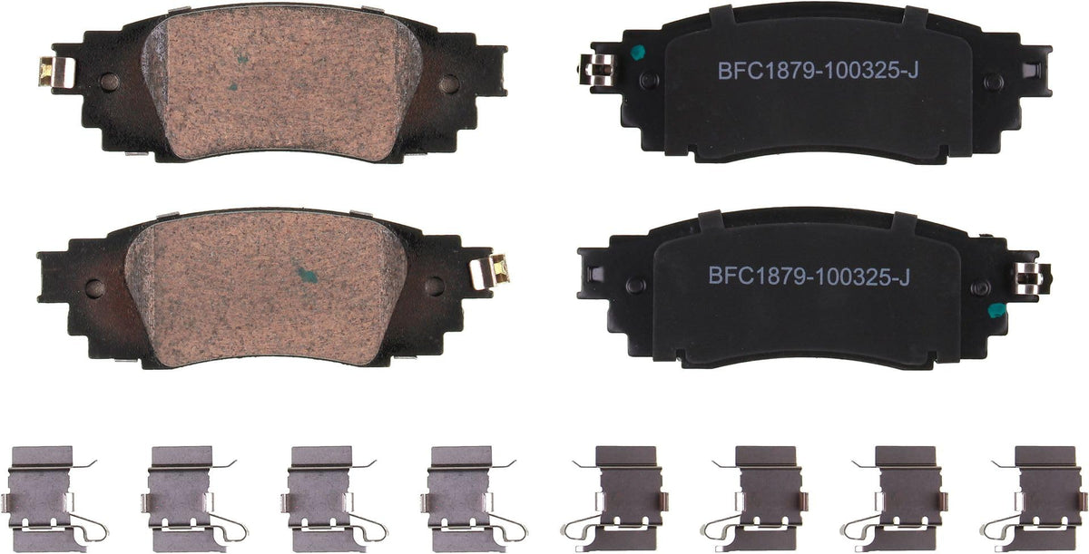 Motex Rear Brake Pads BFC1879 Compatible with 2018-2019 Toyota C-HR, 2016-2022 Lexus RX350, 2016-2022 RX450h, 2018-2022 RX350L, 2018-2022 RX450hL
