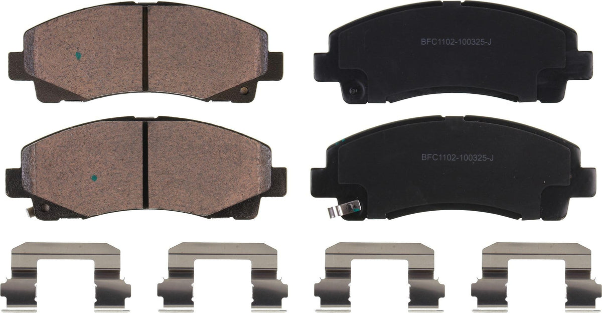 Motex Front Brake Pads BFC1102 Compatible with 2006-2011 Honda Ridgeline, 2009-2014 Acura TL