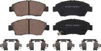 Motex Front Brake Pads BFC621 Compatible with 2007-2008 Honda Fit, 1993-1995 2004 Civic, 1994-1995 Civic del Sol