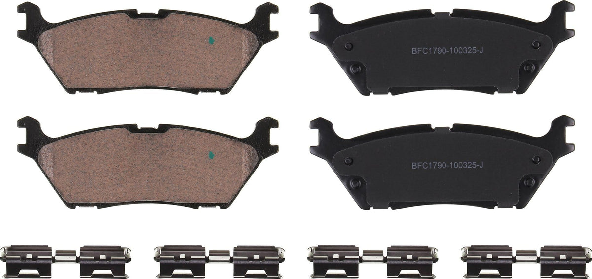 Motex Rear Brake Pads BFC1790 Compatible with 2015-2017 Ford F-150