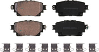 Motex Rear Brake Pads BFC2305 Compatible with 2020-2025 Toyota Highlander, 2021-2025 Sienna, 2024-2025 Grand Highlander, 2023-2025 bZ4X, 2023-2025 Crown, 2025 RAV4, 2021-2024 RAV4 Prime