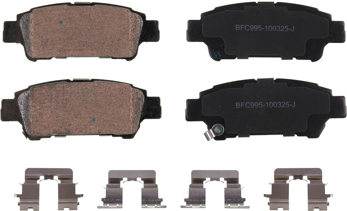Motex Rear Brake Pads BFC995 Compatible with 2004-2010 Toyota Sienna