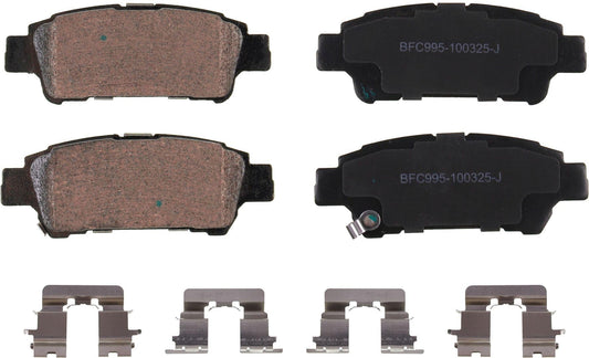 Motex Rear Brake Pads BFC995 Compatible with 2004-2010 Toyota Sienna