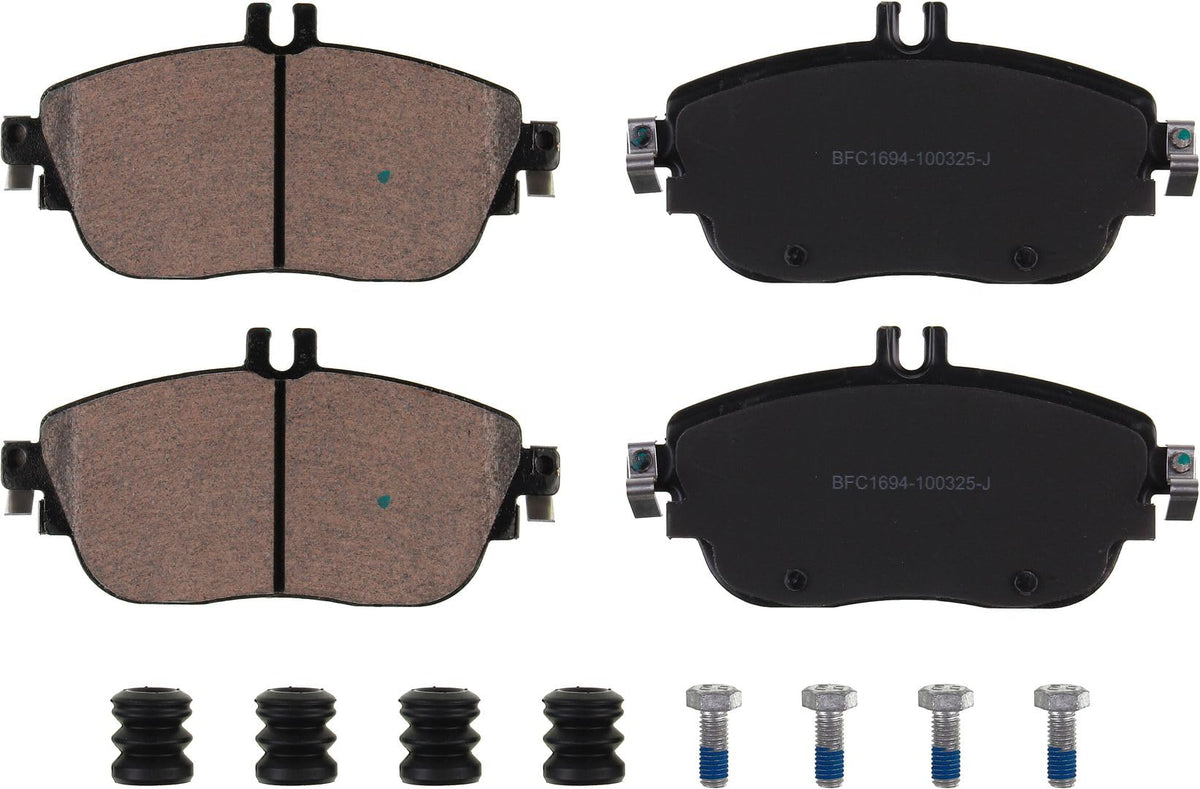 Motex Front Brake Pads BFC1694 Compatible with 2017-2019 Infiniti QX30, 2015-2020 Mercedes-Benz GLA250, 2014-2019 CLA250, 2016-2017 B250e, 2014-2015 B Electric Drive, 2013-2014 B250, 2012-2013 B180