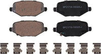 Motex Rear Brake Pads BFC1719 Compatible with 2012-2015 Ram C/V code BR1/BRE, 2012-2016 Dodge Grand Caravan code BR1/BRE, 2013-2014 Volkswagen Routan