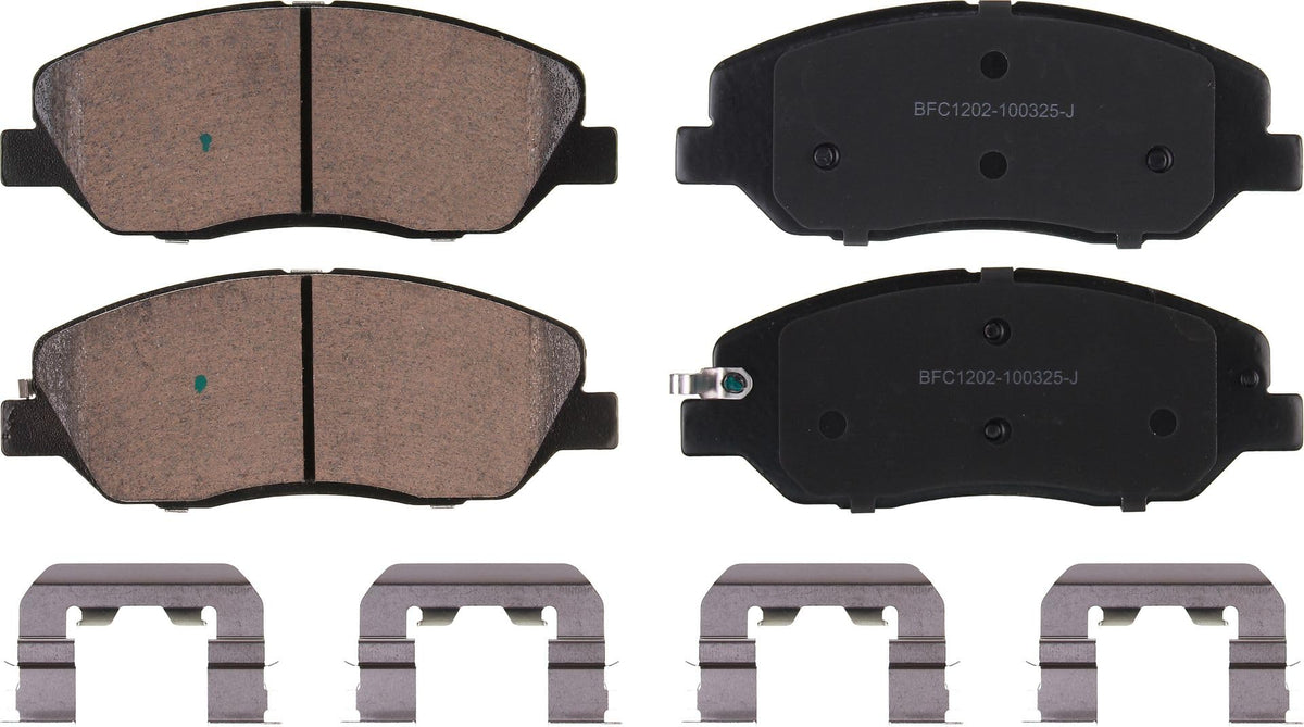 Motex Front Brake Pads BFC1202 Compatible with 2007-2009 Hyundai Entourage, 2006-2012 2014 Kia Sedona