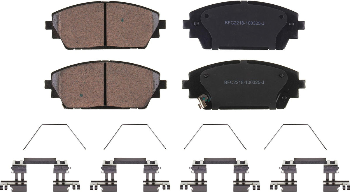 Motex Front Brake Pads BFC2218 Compatible with 2019-2025 Mazda 3