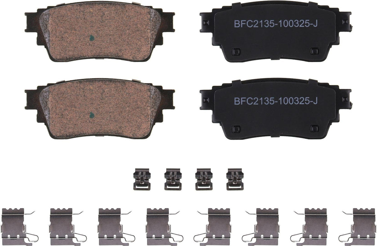 Motex Rear Brake Pads BFC2135 Compatible with 2017-2020 Mitsubishi Outlander, 2018-2020 Eclipse Cross, 2018-2019 Outlander PHEV
